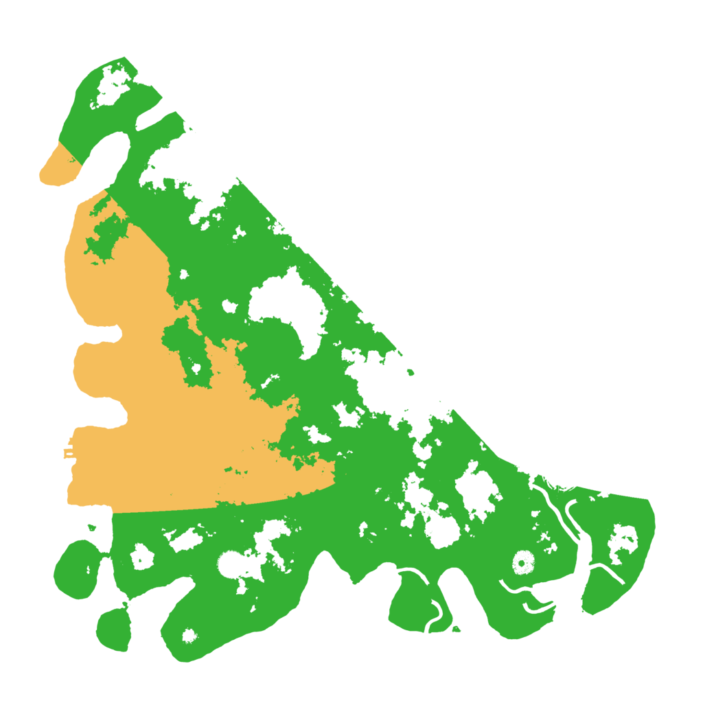 Biome Rust Map: Procedural Map, Size: 4500, Seed: 525409233