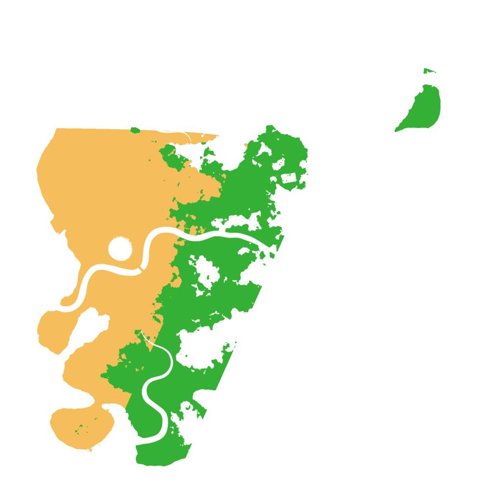 Biome Rust Map: Procedural Map, Size: 3700, Seed: 977150447