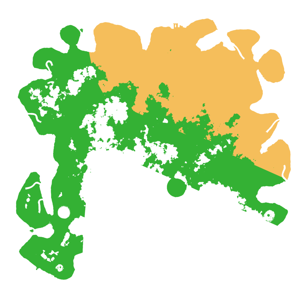 Biome Rust Map: Procedural Map, Size: 4400, Seed: 130309