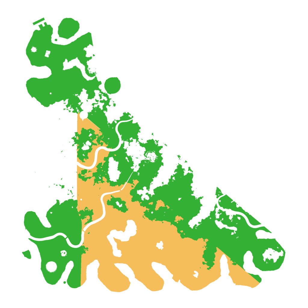 Biome Rust Map: Procedural Map, Size: 5000, Seed: 1158696431