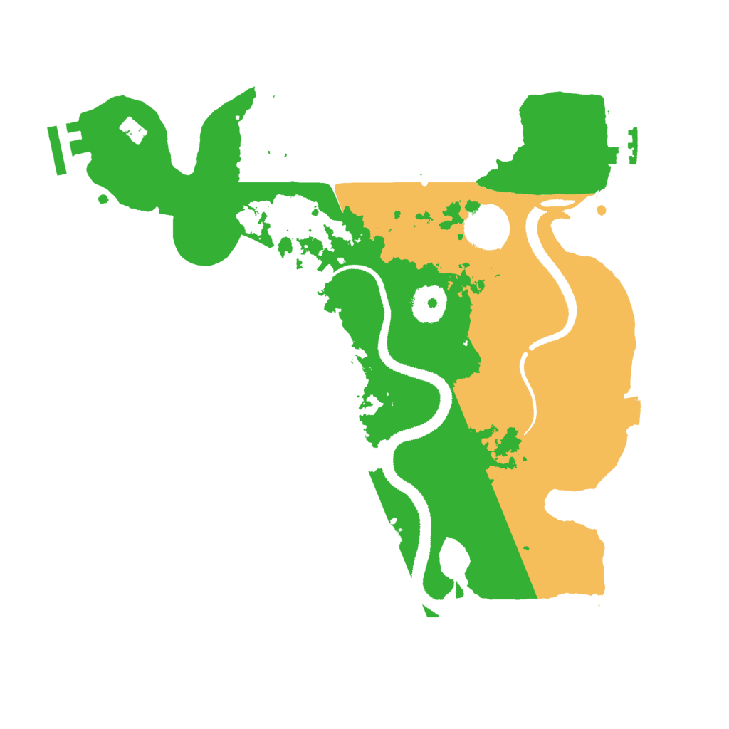 Biome Rust Map: Procedural Map, Size: 3000, Seed: 6231