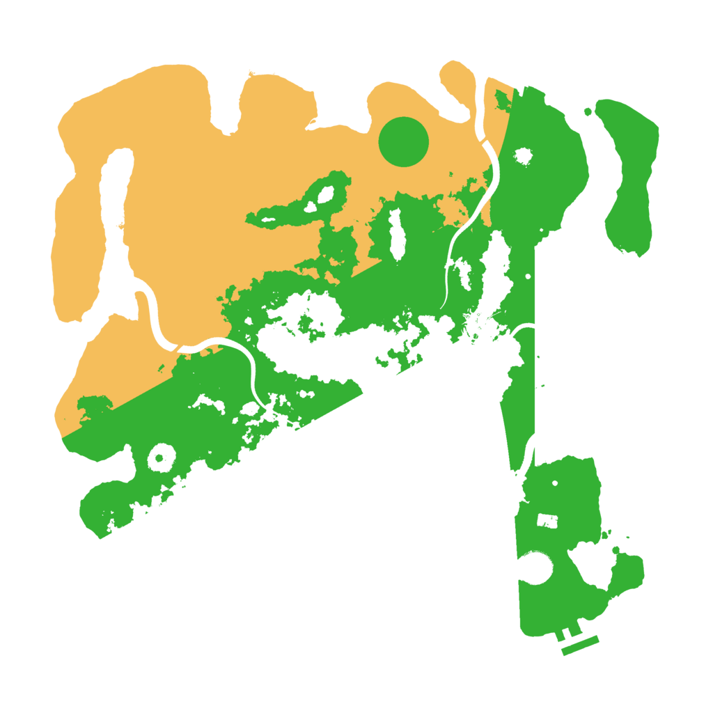 Biome Rust Map: Procedural Map, Size: 3750, Seed: 428518751