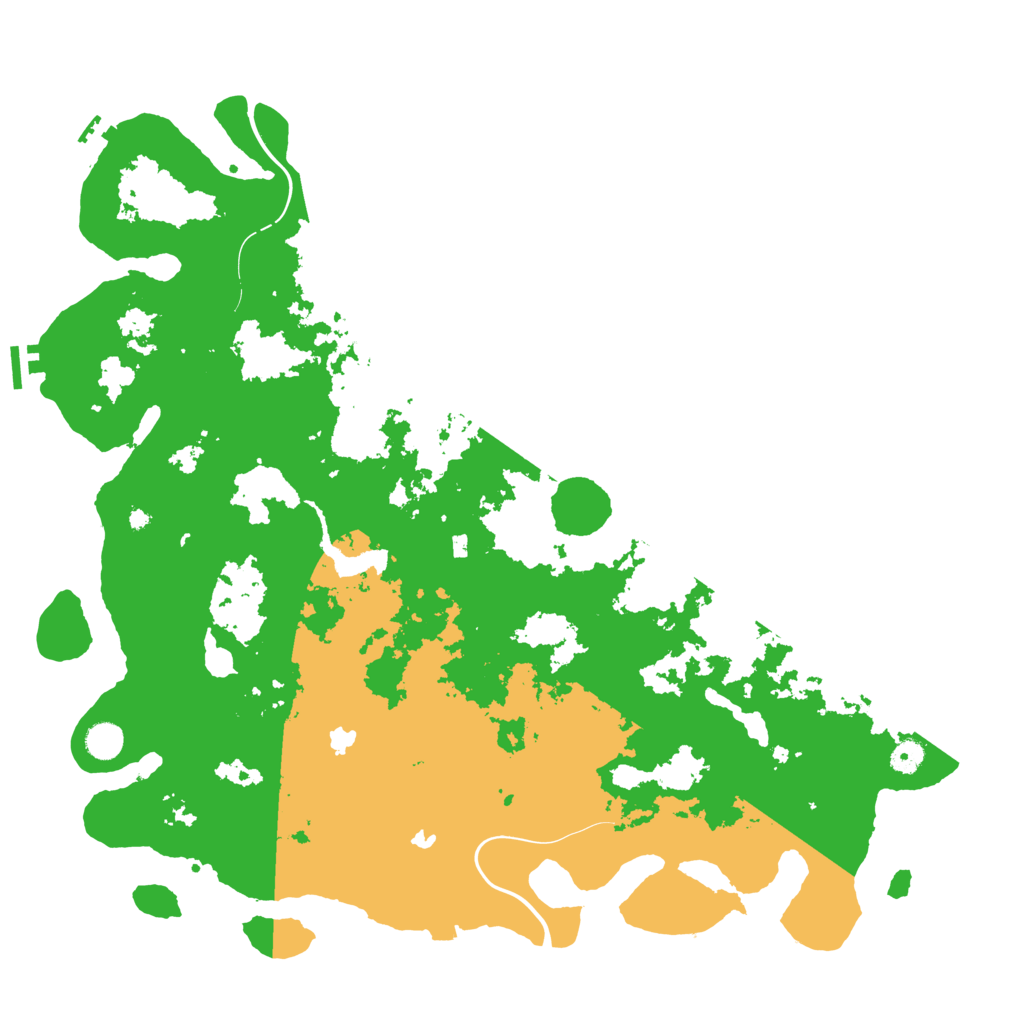 Biome Rust Map: Procedural Map, Size: 4800, Seed: 405784121