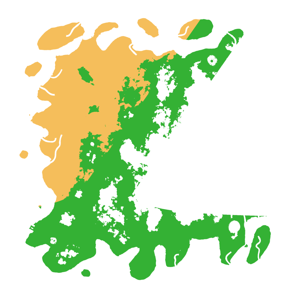 Biome Rust Map: Procedural Map, Size: 4500, Seed: 493722