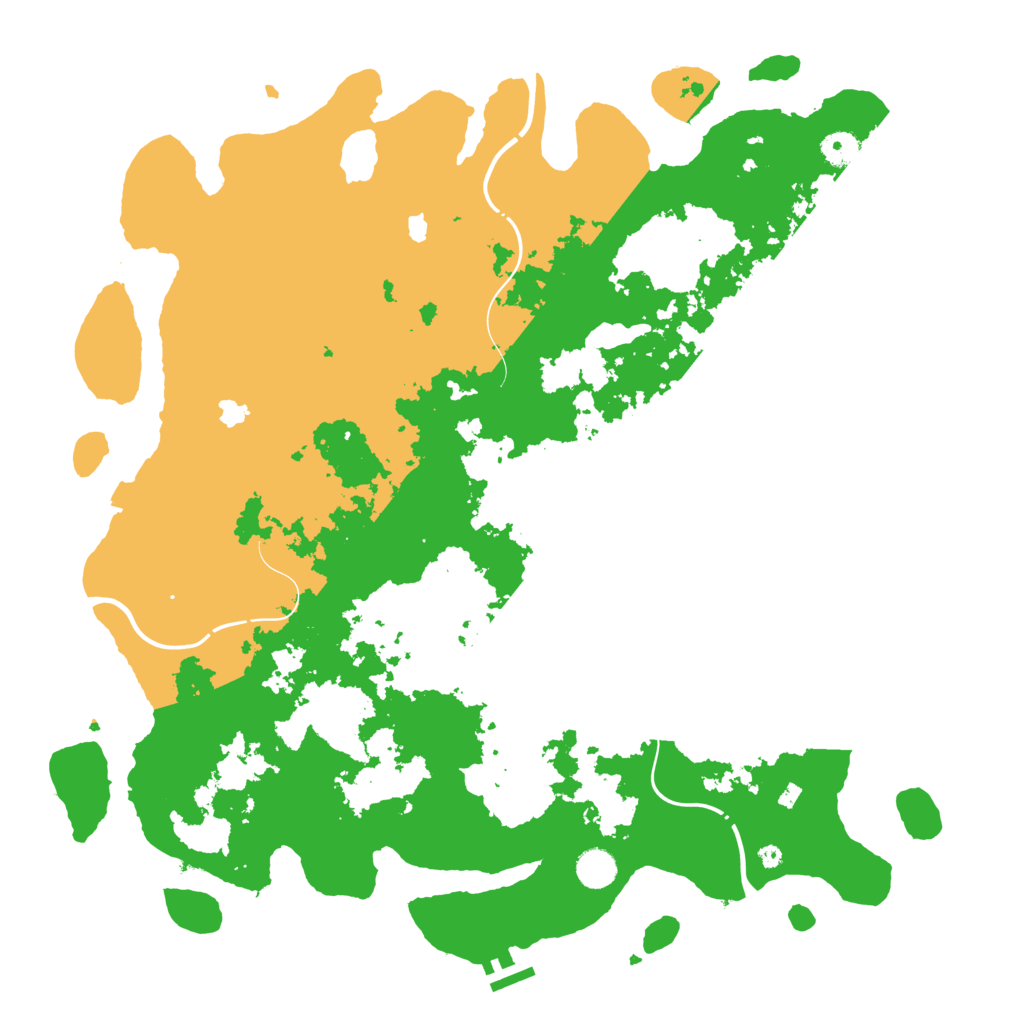 Biome Rust Map: Procedural Map, Size: 4500, Seed: 1604079054