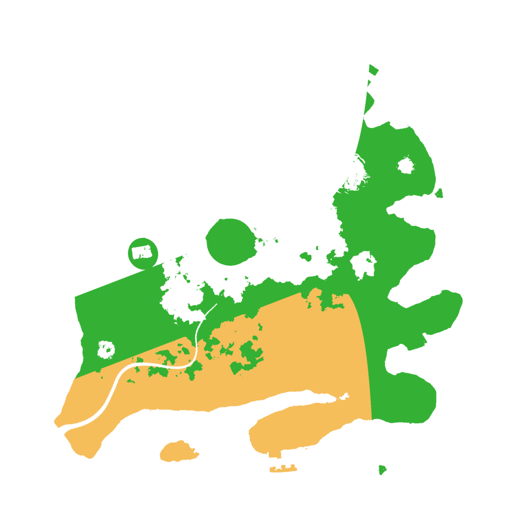 Biome Rust Map: Procedural Map, Size: 2869, Seed: 255520