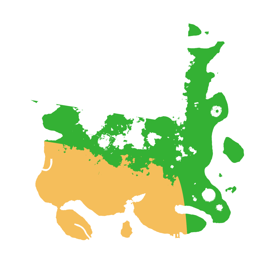 Biome Rust Map: Procedural Map, Size: 3500, Seed: 194088263