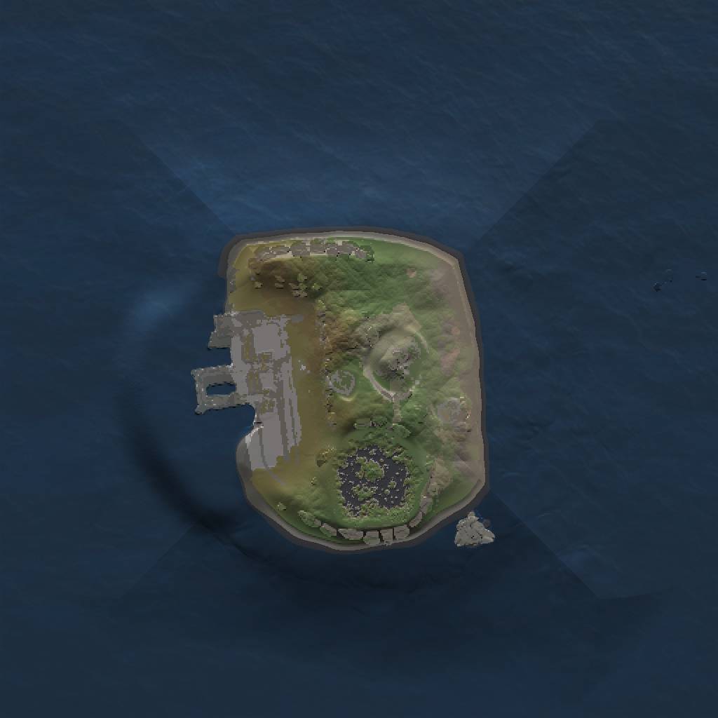 Rust Map: Procedural Map, Size: 1000, Seed: 2022, 4 Monuments