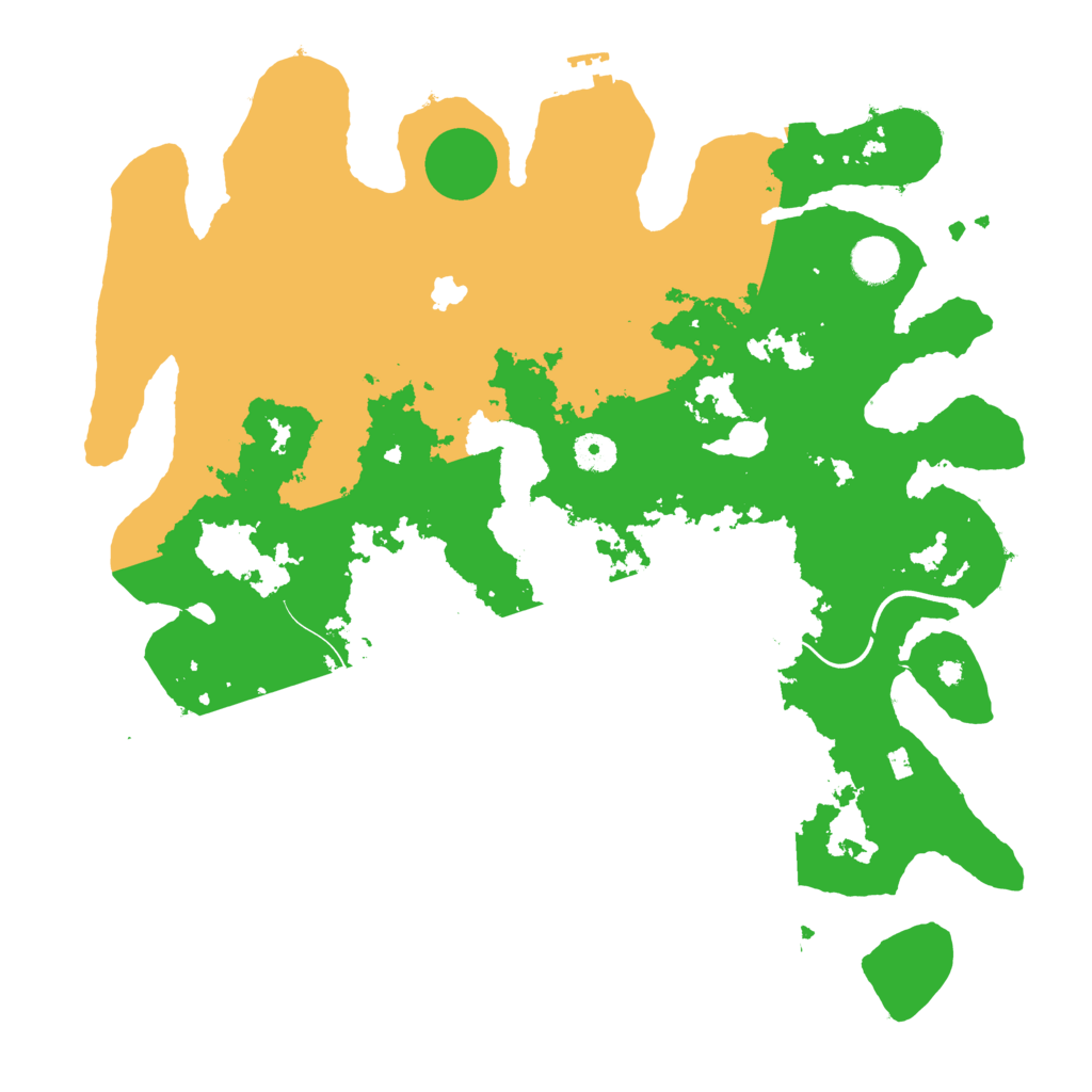 Biome Rust Map: Procedural Map, Size: 4000, Seed: 501250202