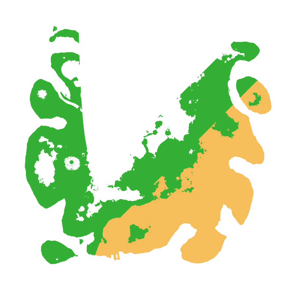 Biome Rust Map: Procedural Map, Size: 3000, Seed: 4557