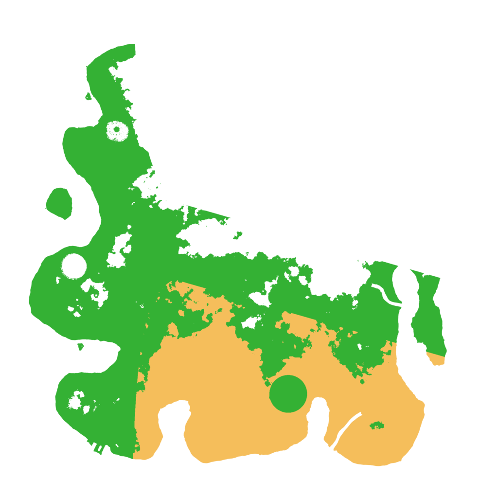 Biome Rust Map: Procedural Map, Size: 3500, Seed: 2124068411