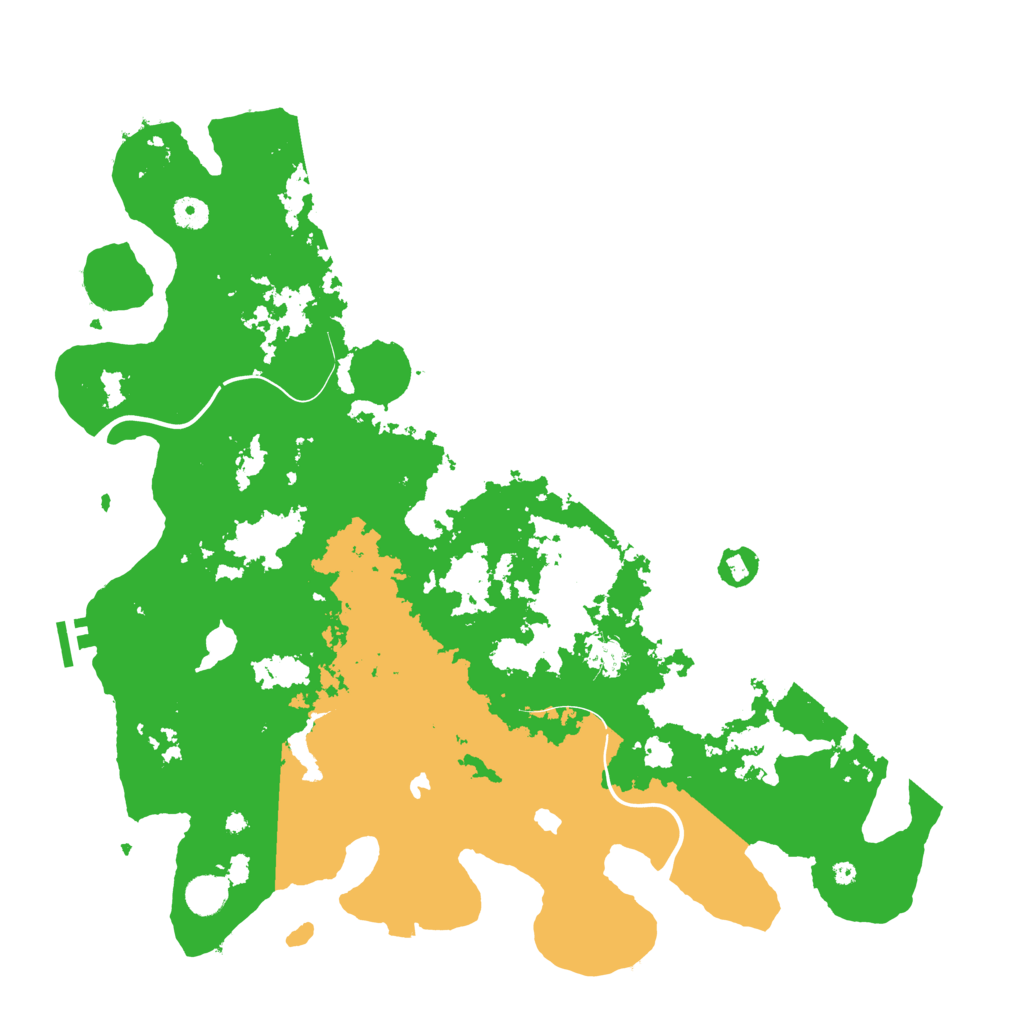 Biome Rust Map: Procedural Map, Size: 4500, Seed: 1179902988
