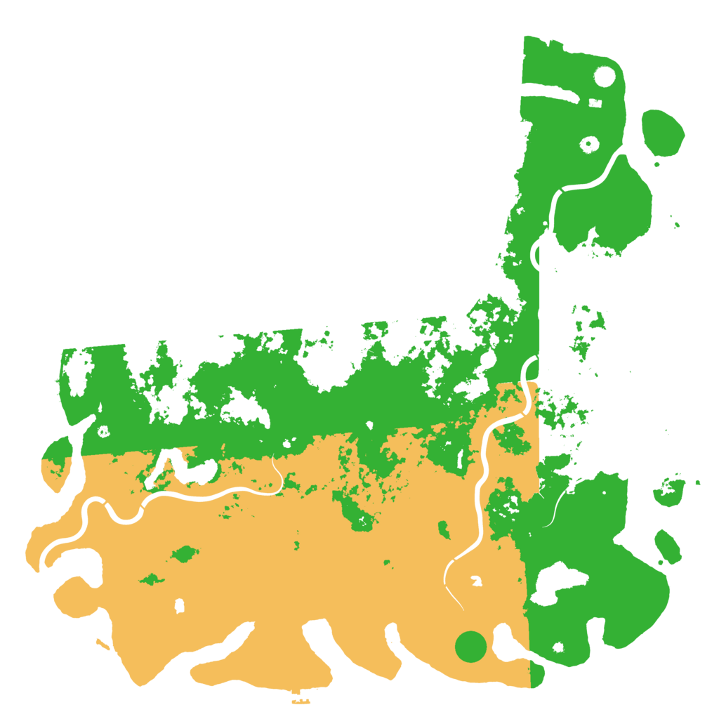 Biome Rust Map: Procedural Map, Size: 6000, Seed: 897004782