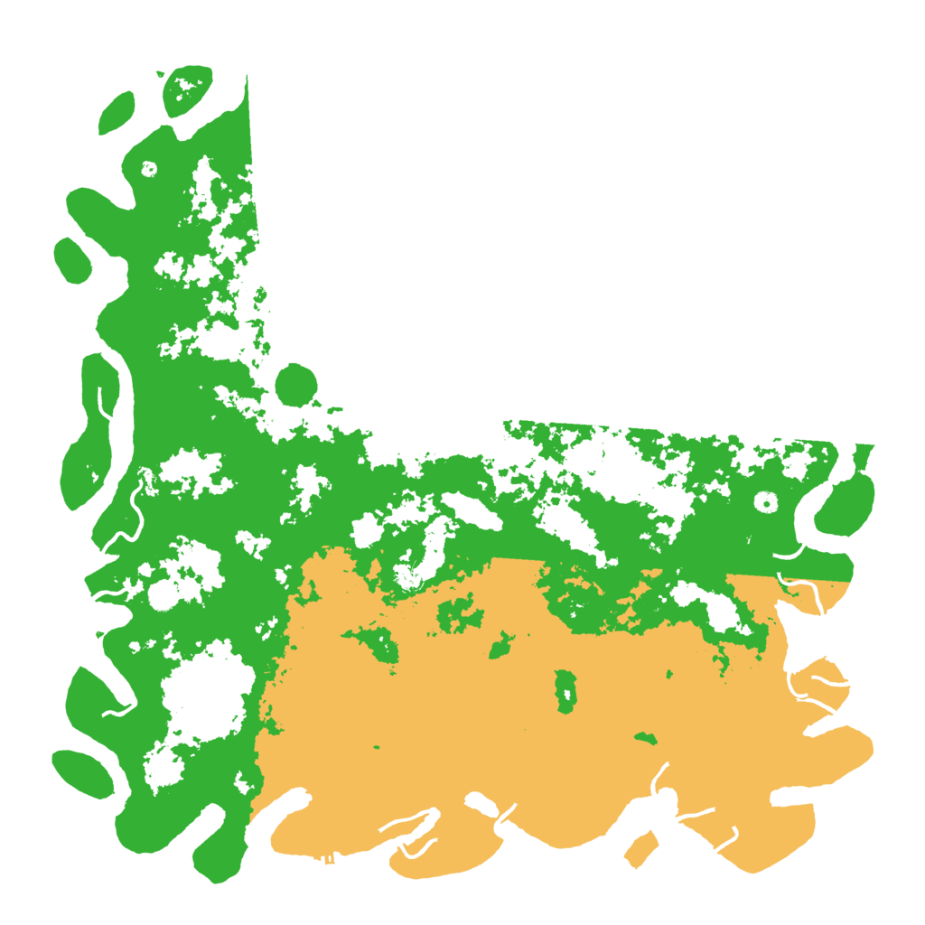 Biome Rust Map: Procedural Map, Size: 6000, Seed: 4673