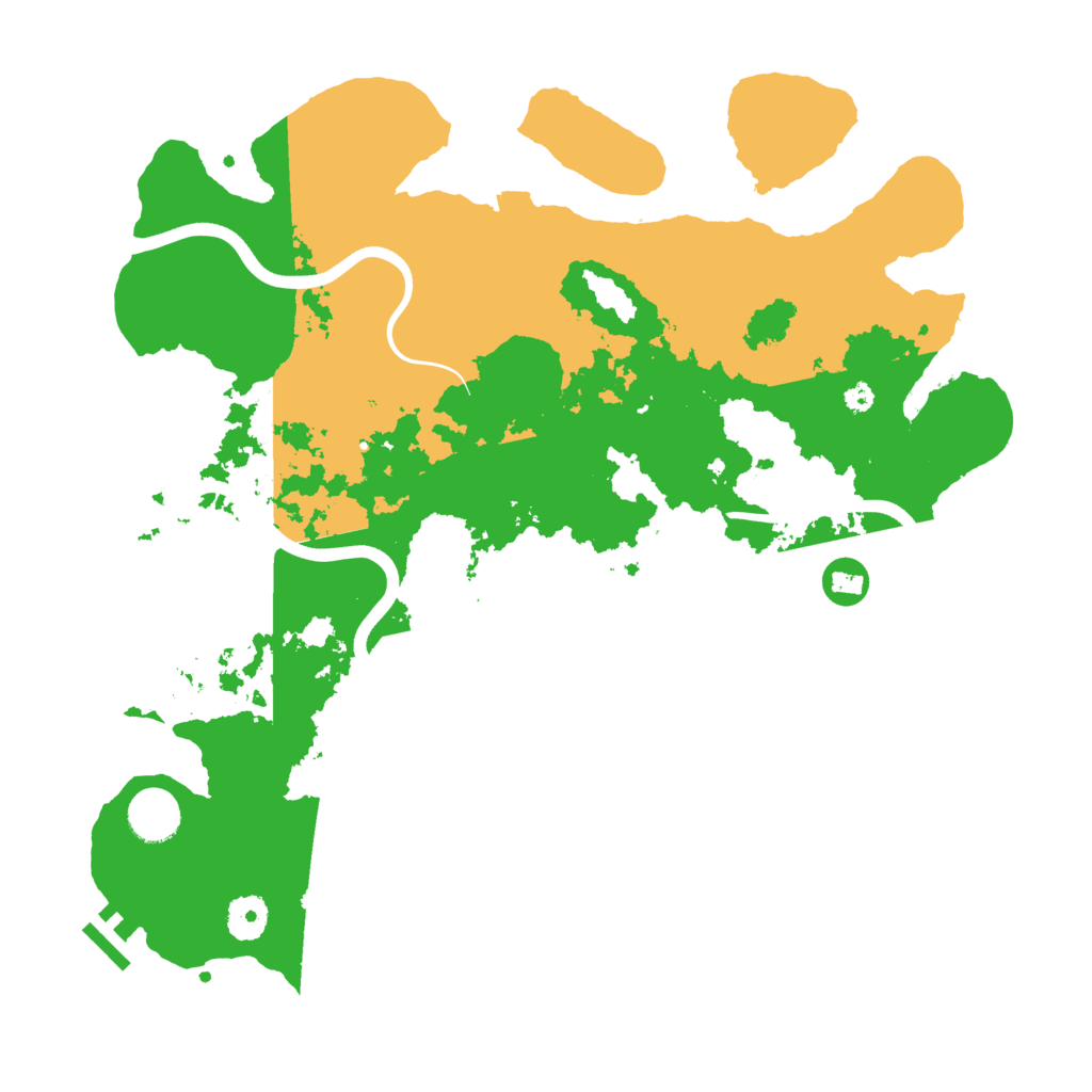 Biome Rust Map: Procedural Map, Size: 3800, Seed: 2048009305