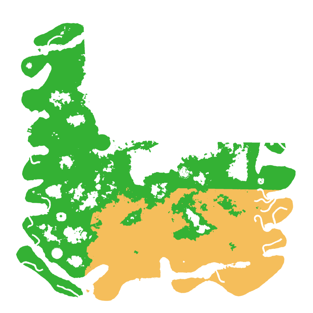 Biome Rust Map: Procedural Map, Size: 5000, Seed: 111222