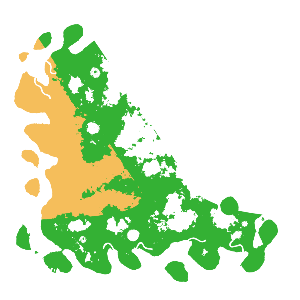 Biome Rust Map: Procedural Map, Size: 4500, Seed: 988080492