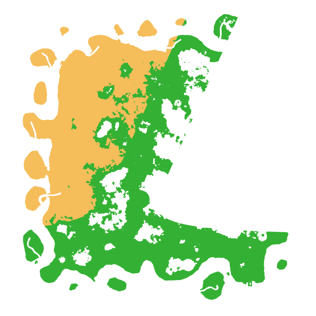 Biome Rust Map: Procedural Map, Size: 4615, Seed: 4561