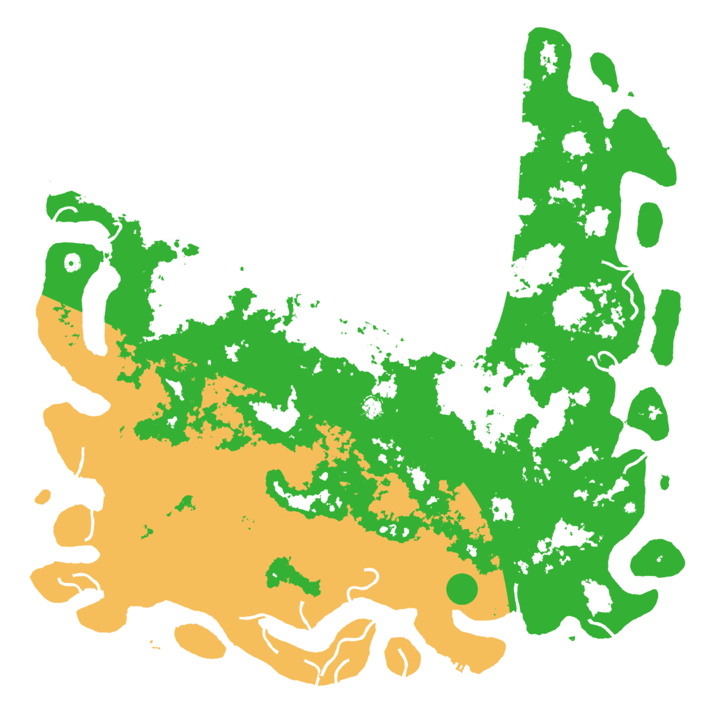 Biome Rust Map: Procedural Map, Size: 6000, Seed: 81467846