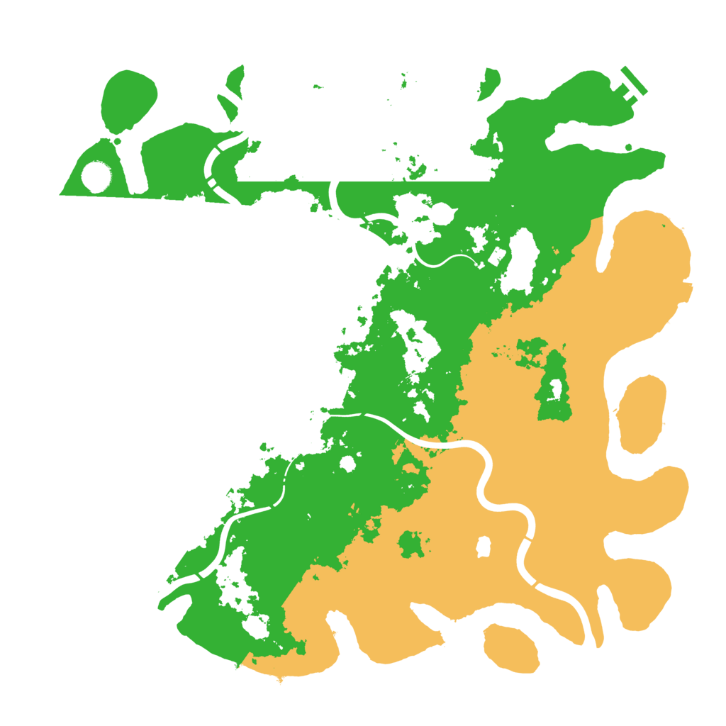 Biome Rust Map: Procedural Map, Size: 4250, Seed: 470155951