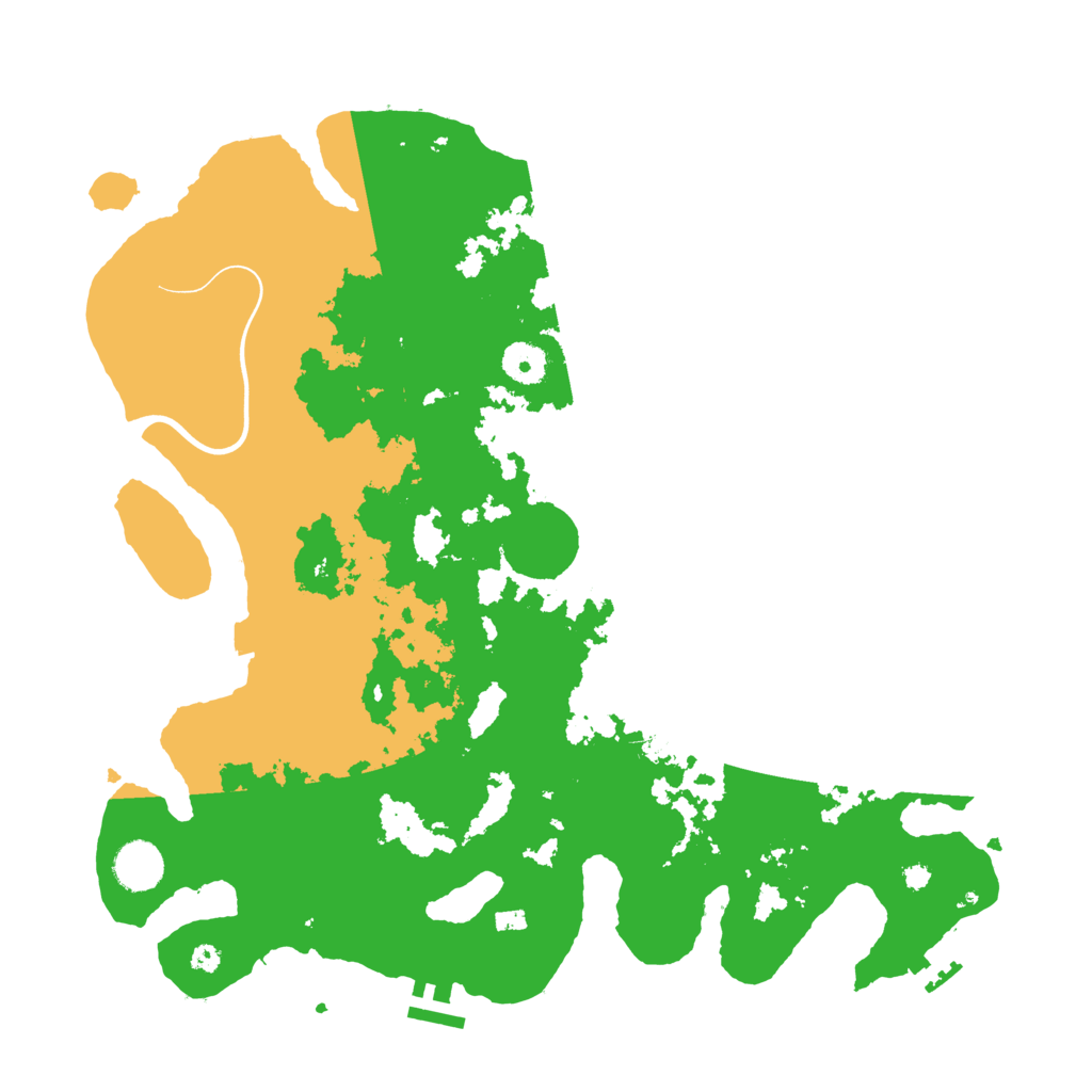 Biome Rust Map: Procedural Map, Size: 3850, Seed: 1158235878