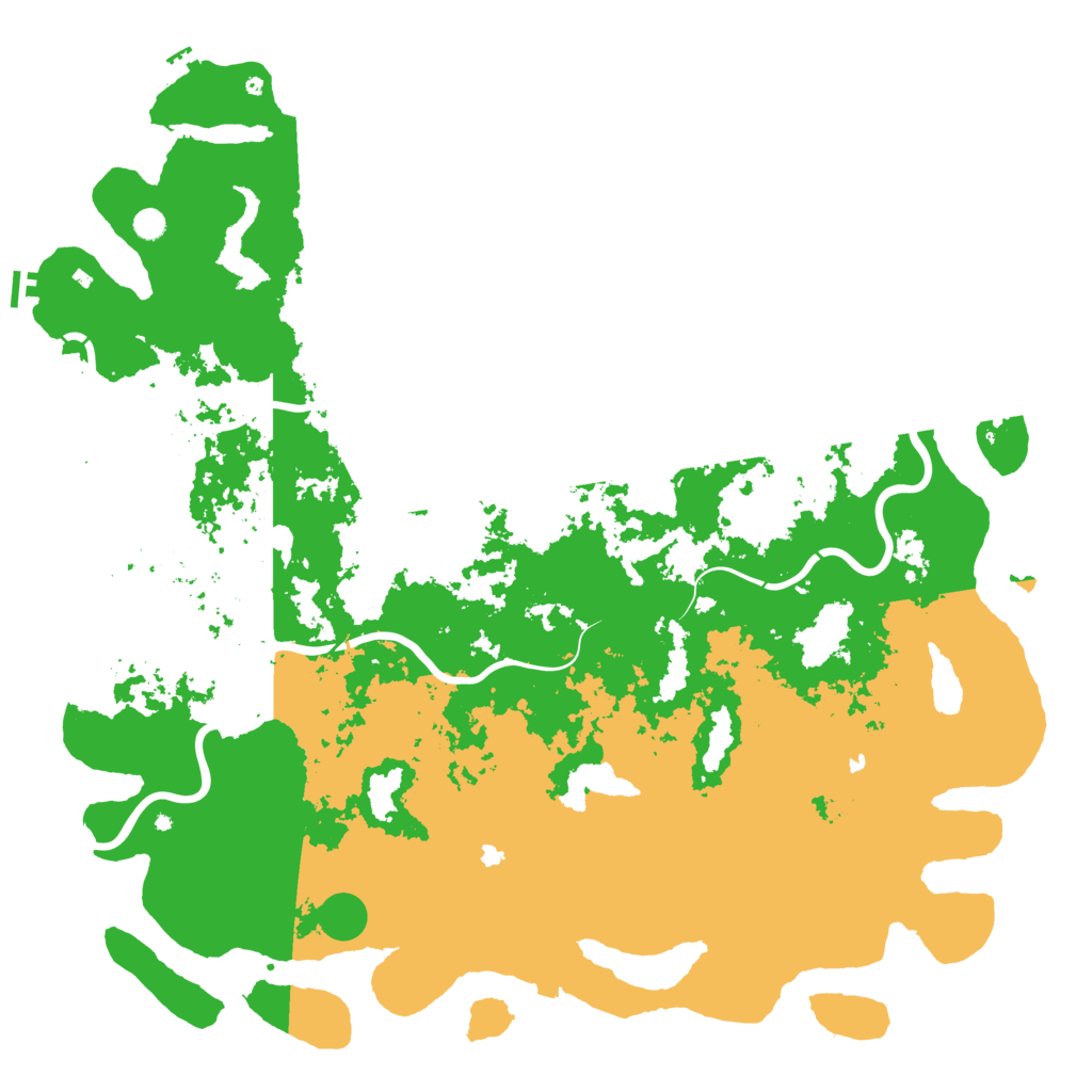 Biome Rust Map: Procedural Map, Size: 6000, Seed: 1134206