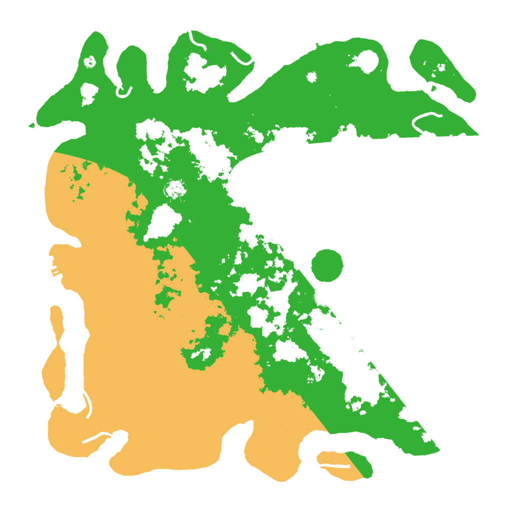Biome Rust Map: Procedural Map, Size: 4444, Seed: 442200