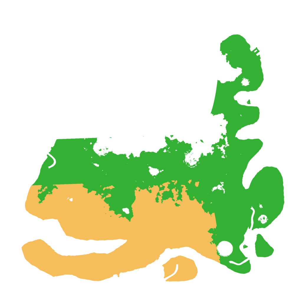 Biome Rust Map: Procedural Map, Size: 3500, Seed: 22222222