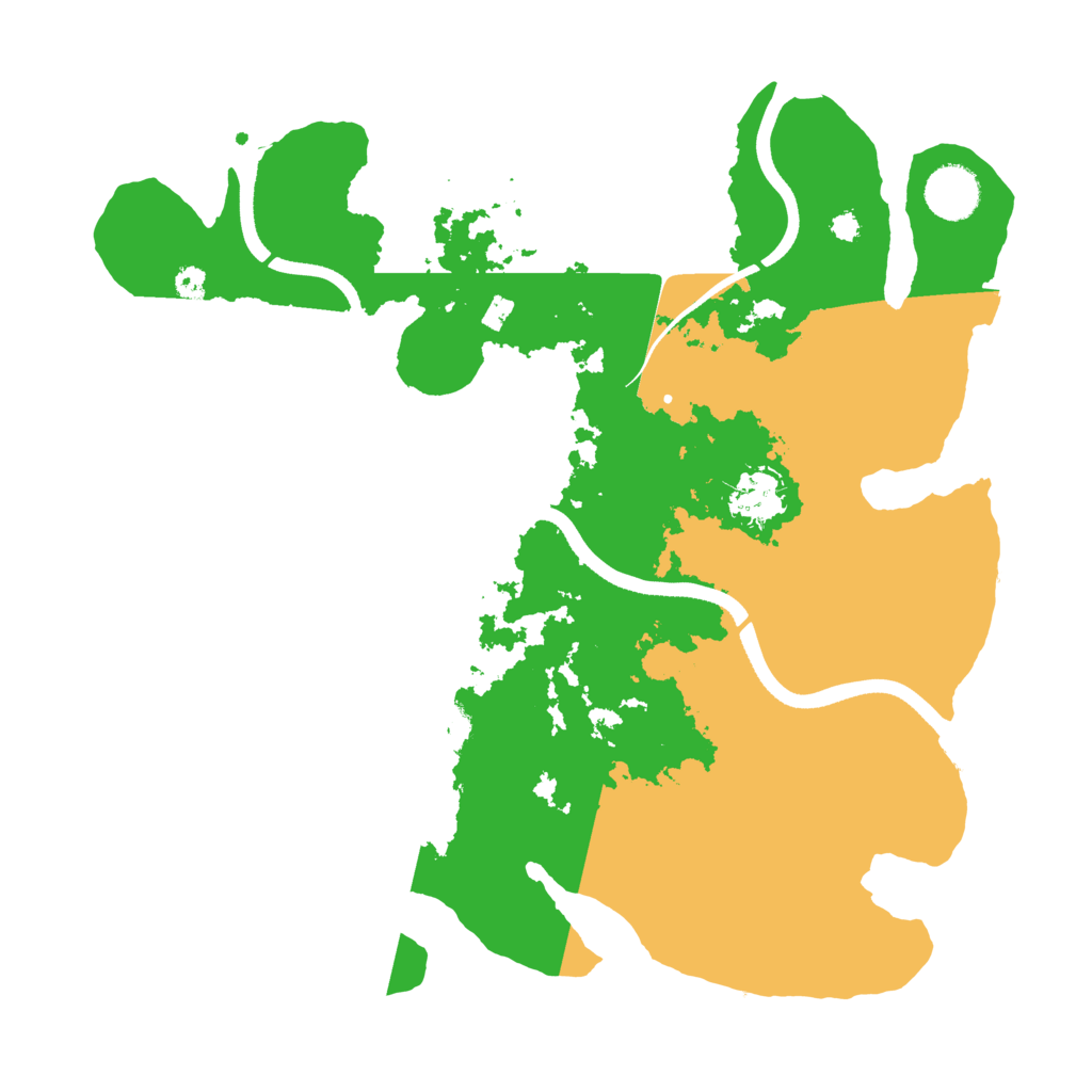 Biome Rust Map: Procedural Map, Size: 3500, Seed: 1970133789