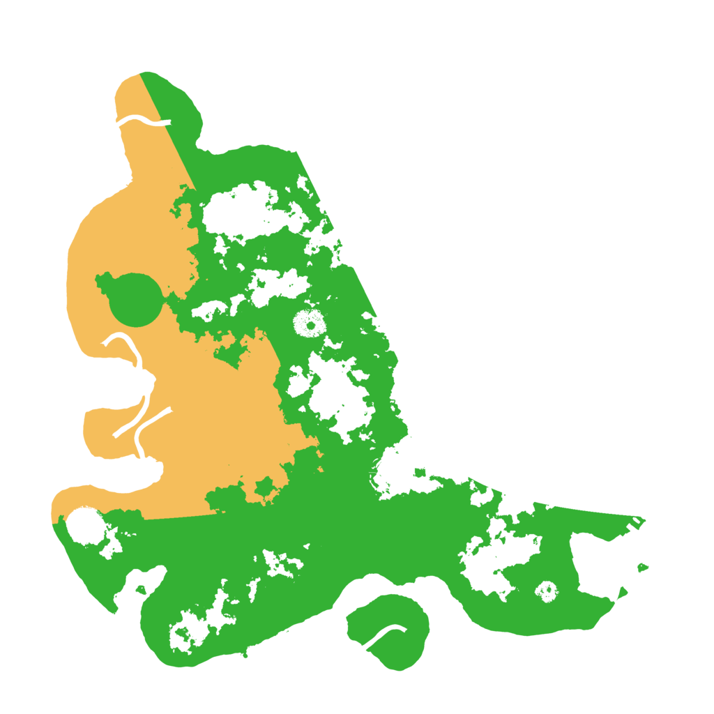 Biome Rust Map: Procedural Map, Size: 3500, Seed: 1028