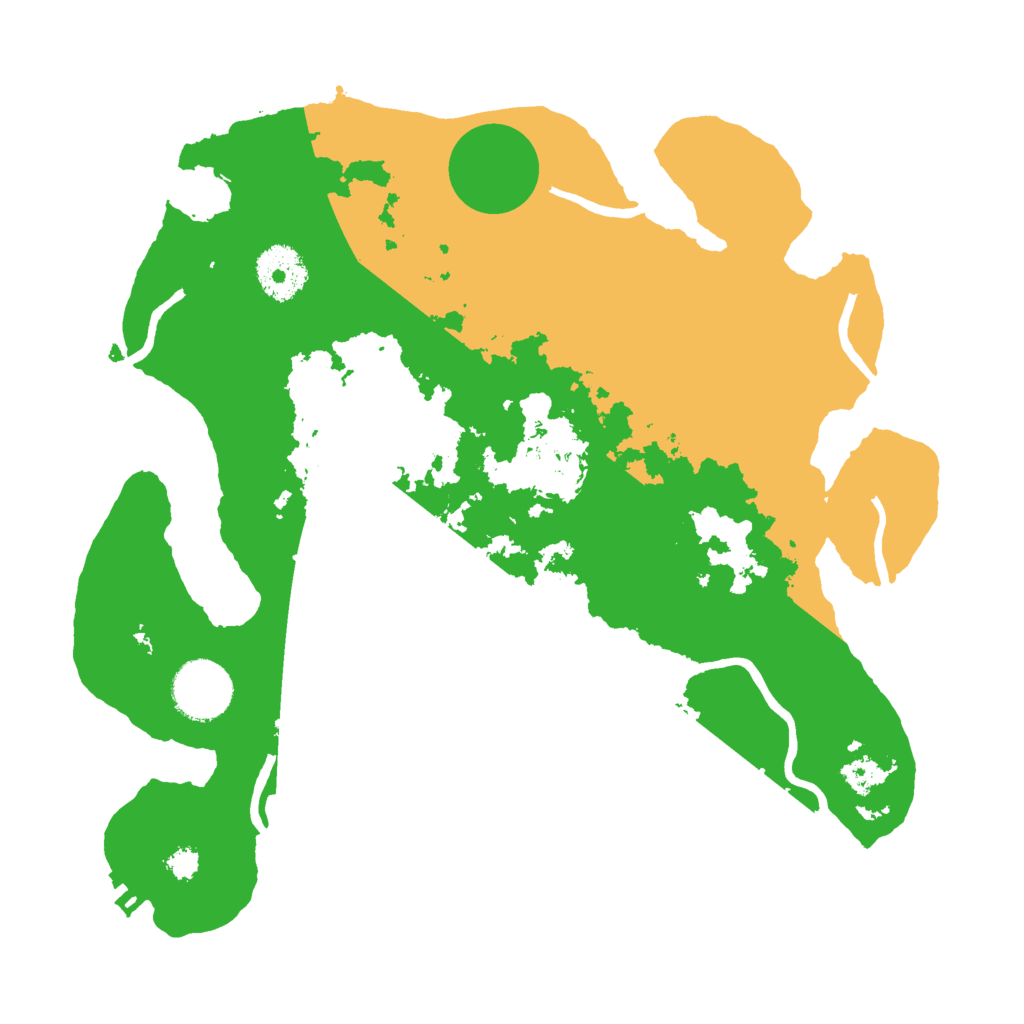 Biome Rust Map: Procedural Map, Size: 3000, Seed: 649755746
