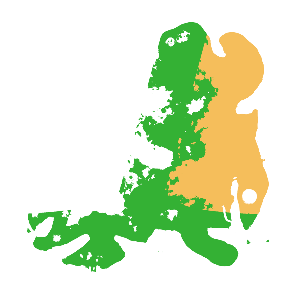 Biome Rust Map: Procedural Map, Size: 3500, Seed: 1057661464