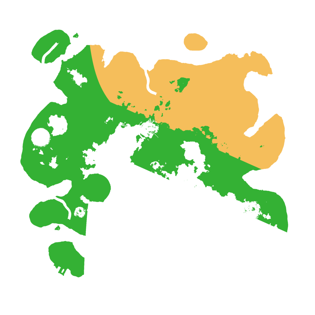 Biome Rust Map: Procedural Map, Size: 3000, Seed: 654866942