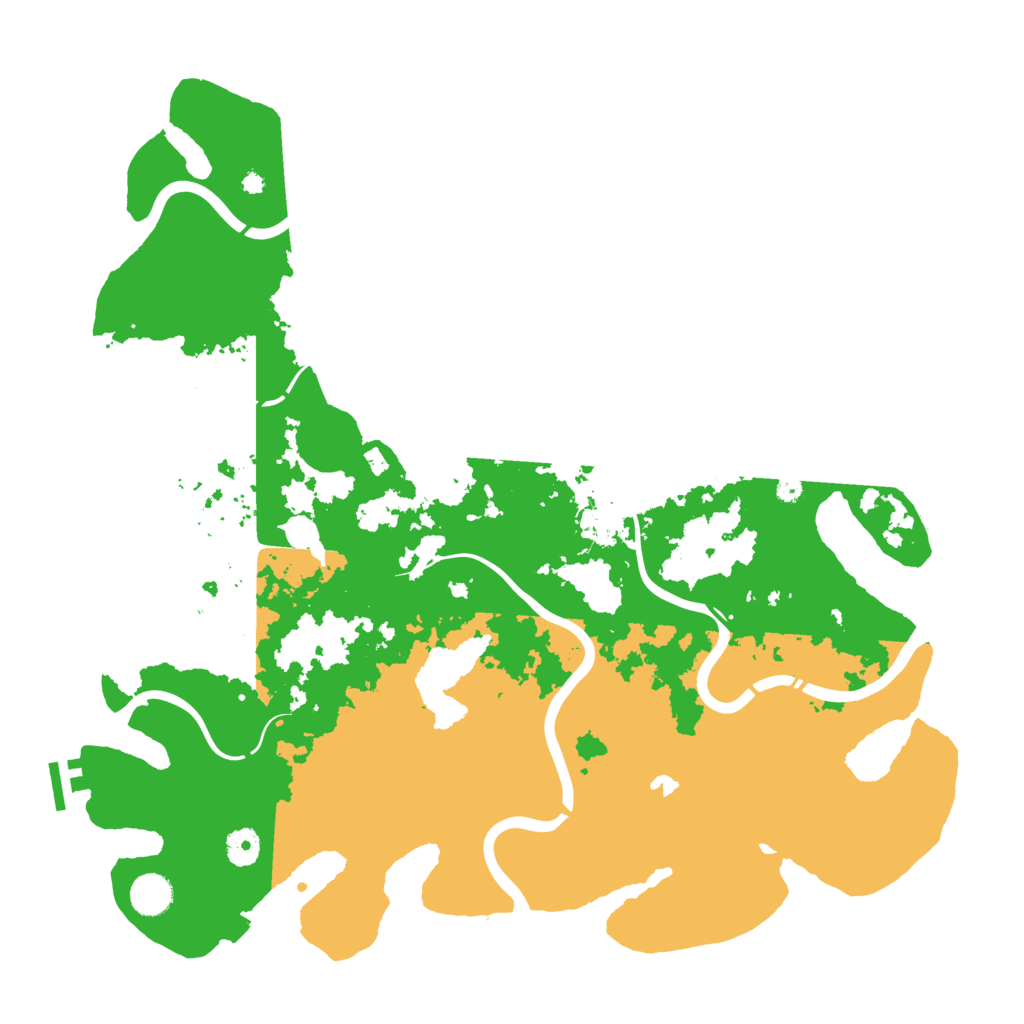Biome Rust Map: Procedural Map, Size: 4250, Seed: 4673