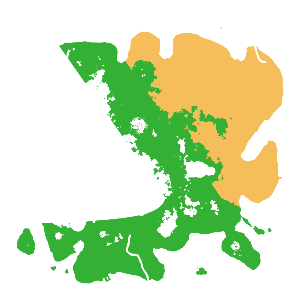 Biome Rust Map: Procedural Map, Size: 3700, Seed: 183133008