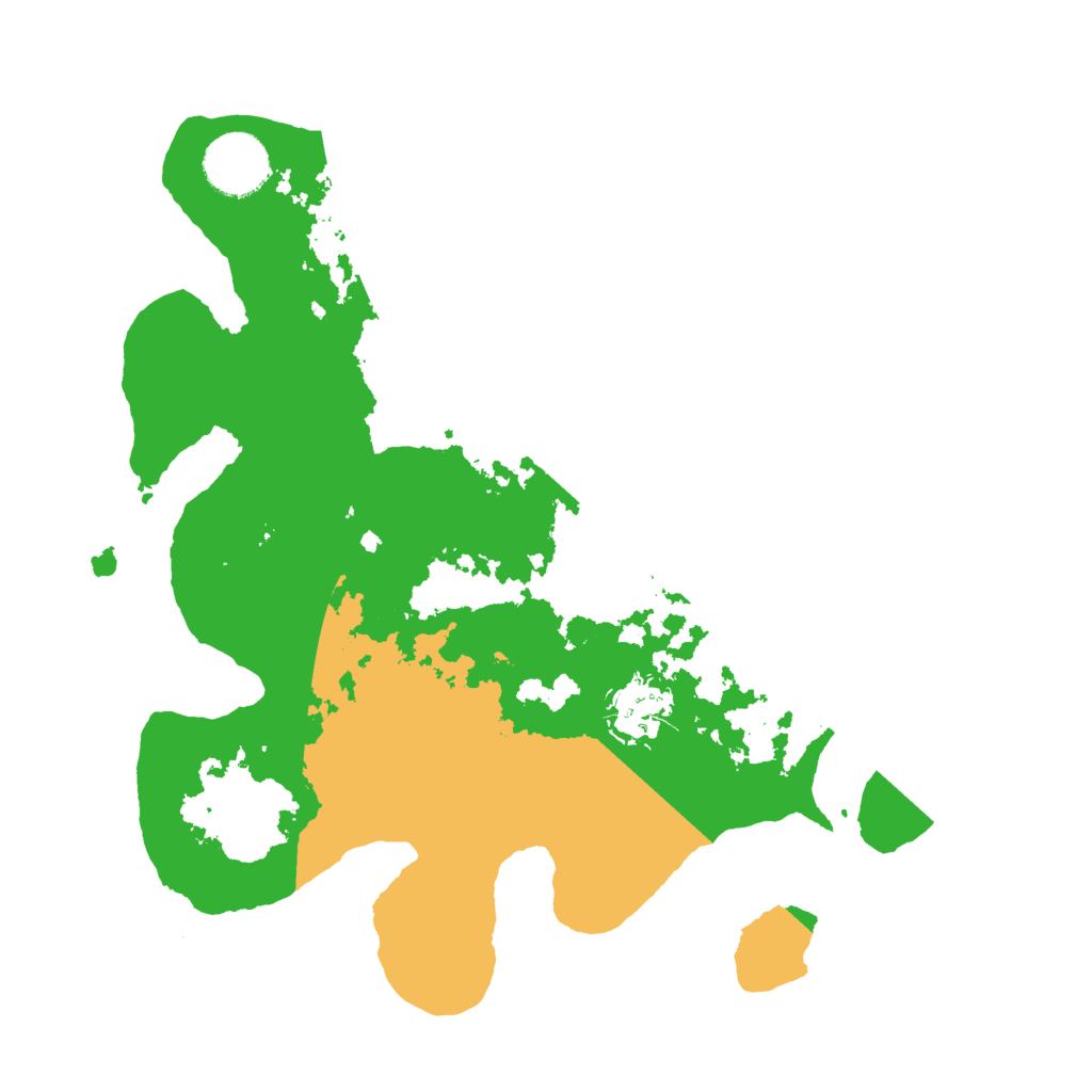 Biome Rust Map: Barren, Size: 3000, Seed: 87587