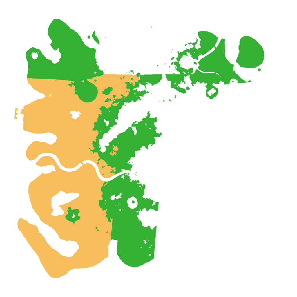 Biome Rust Map: Procedural Map, Size: 4000, Seed: 104
