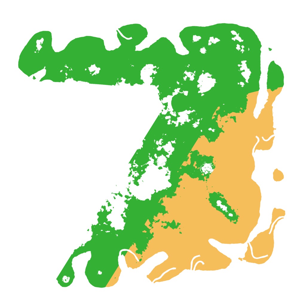 Biome Rust Map: Procedural Map, Size: 4500, Seed: 141315635