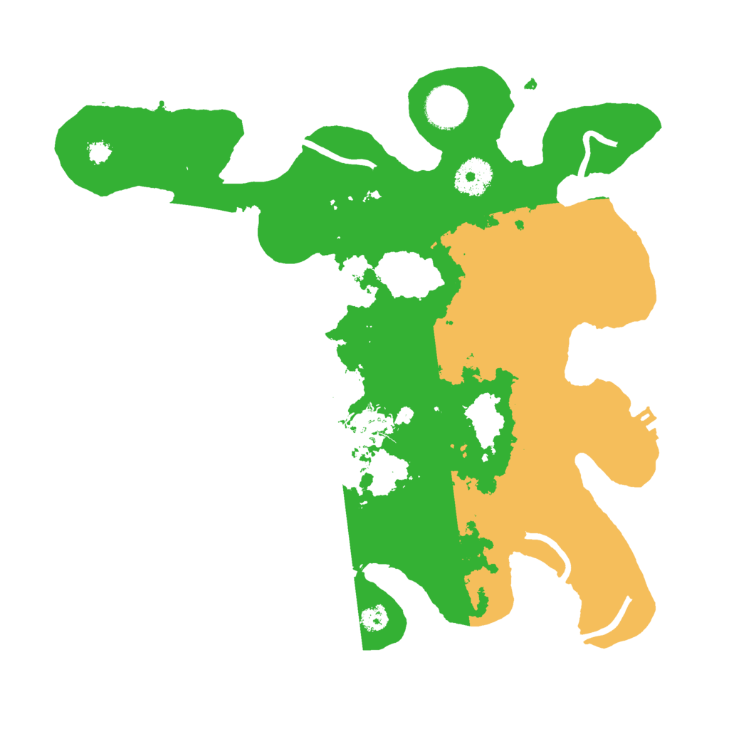 Biome Rust Map: Procedural Map, Size: 3000, Seed: 54781