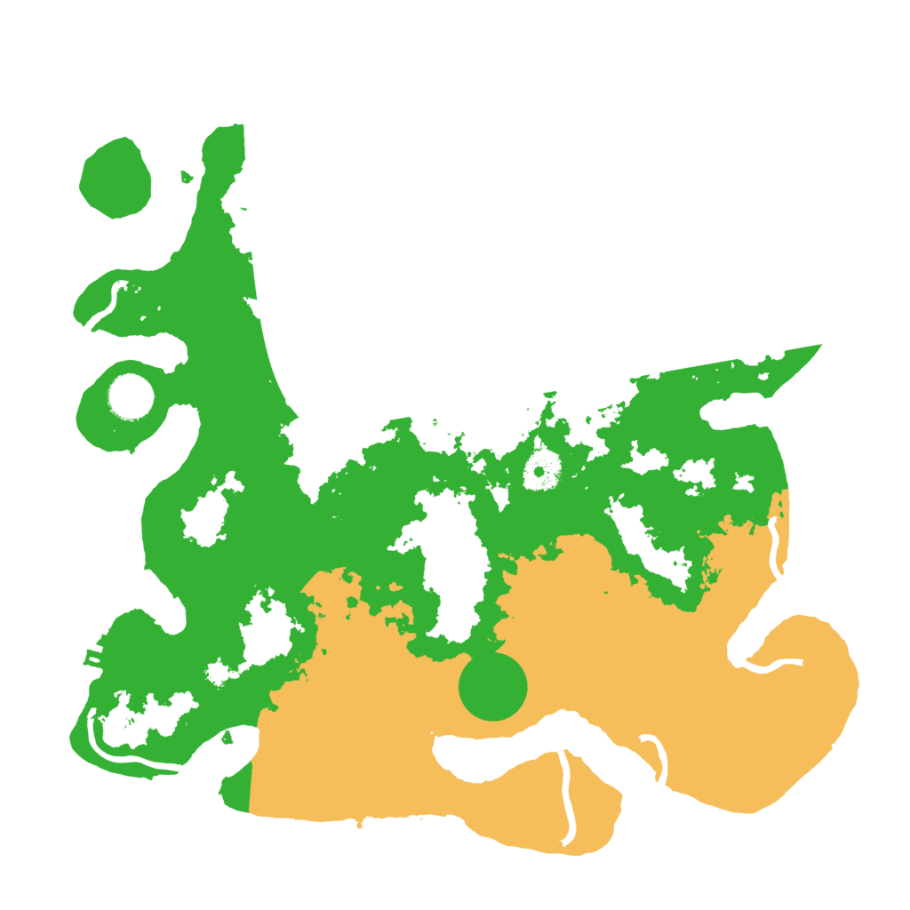 Biome Rust Map: Procedural Map, Size: 3500, Seed: 1858399766