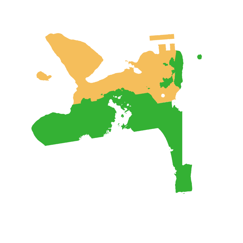 Biome Rust Map: Procedural Map, Size: 2000, Seed: 1511134082