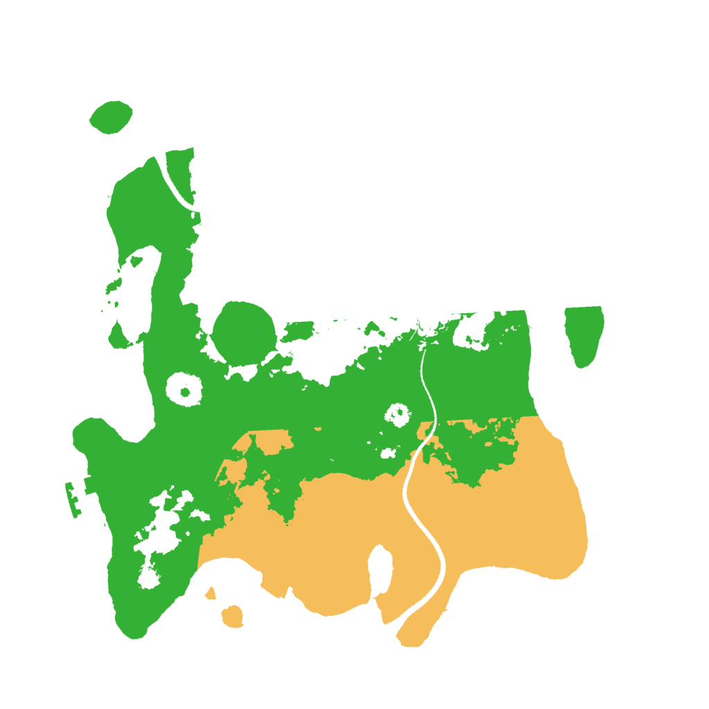 Biome Rust Map: Procedural Map, Size: 3000, Seed: 1334
