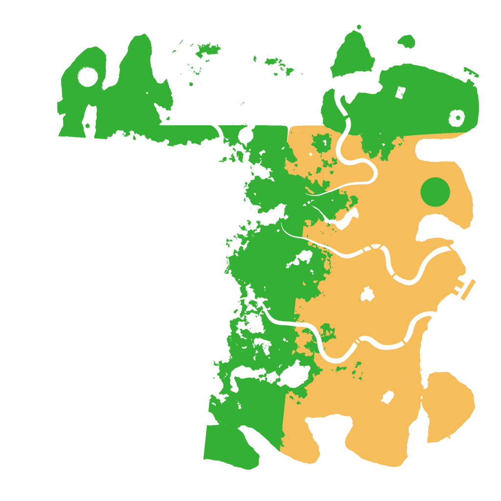 Biome Rust Map: Procedural Map, Size: 4500, Seed: 12584