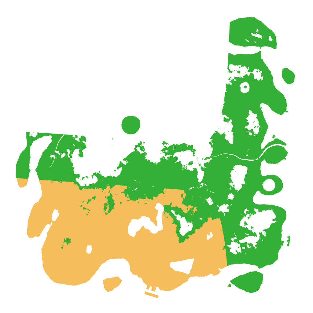 Biome Rust Map: Procedural Map, Size: 4500, Seed: 1695539046