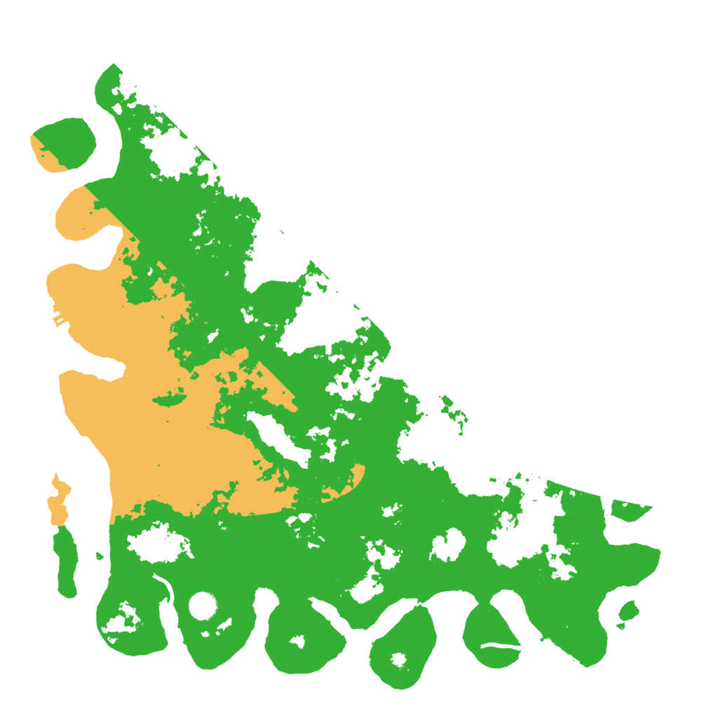 Biome Rust Map: Procedural Map, Size: 4500, Seed: 13815