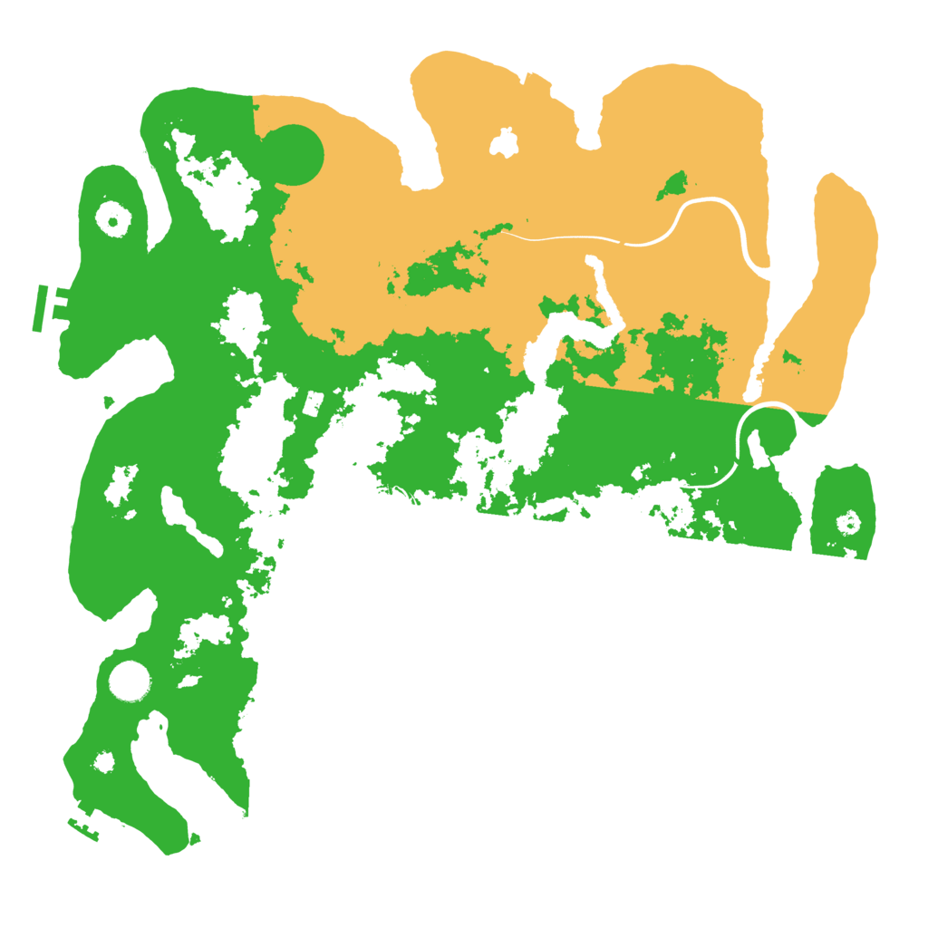 Biome Rust Map: Procedural Map, Size: 4000, Seed: 9201995