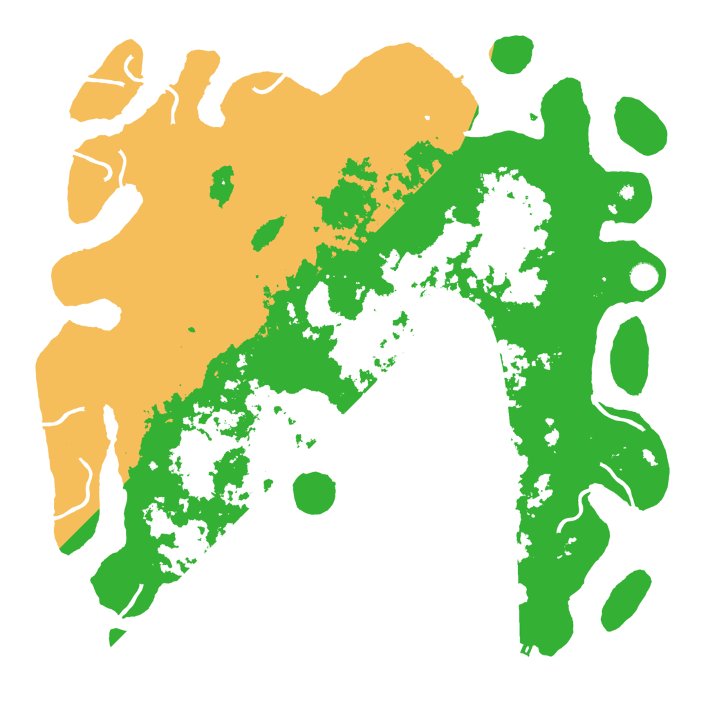 Biome Rust Map: Procedural Map, Size: 4500, Seed: 191989
