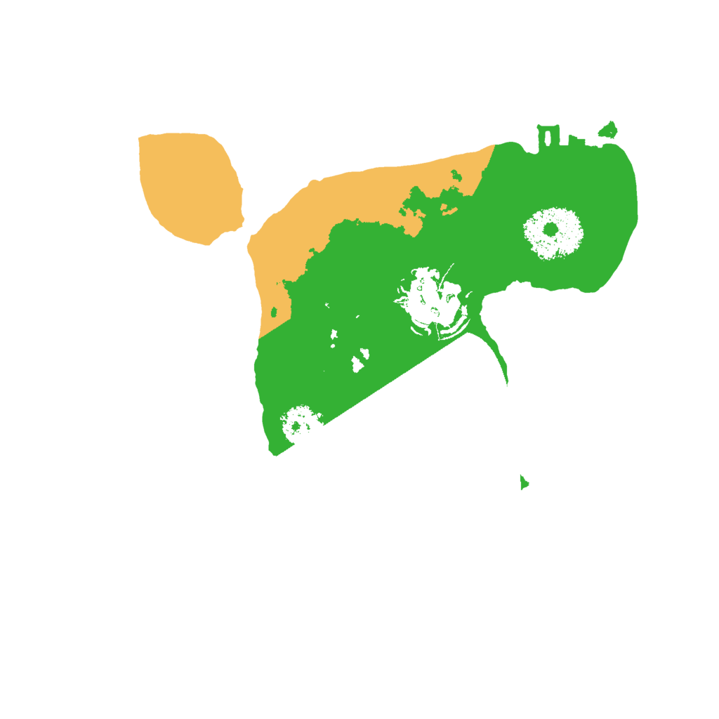 Biome Rust Map: Procedural Map, Size: 2000, Seed: 1263097