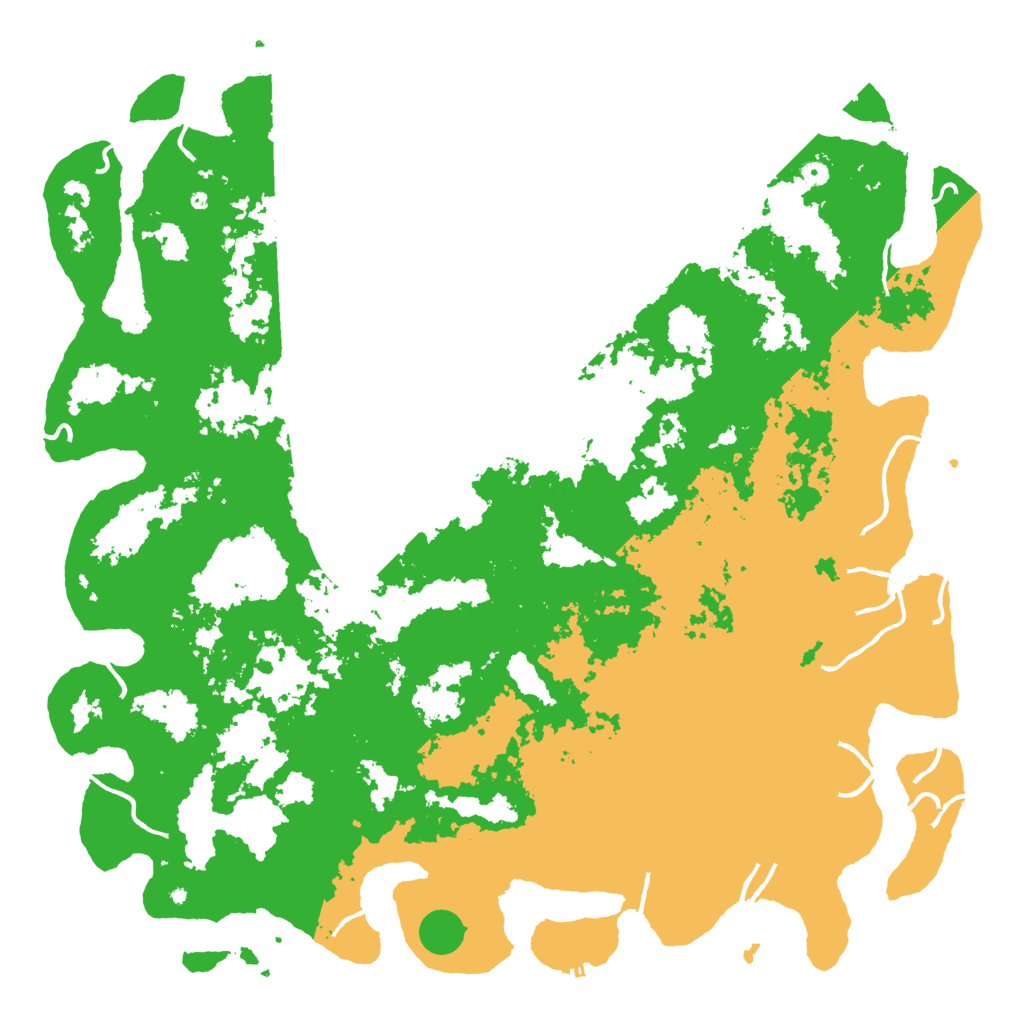 Biome Rust Map: Procedural Map, Size: 6000, Seed: 578256