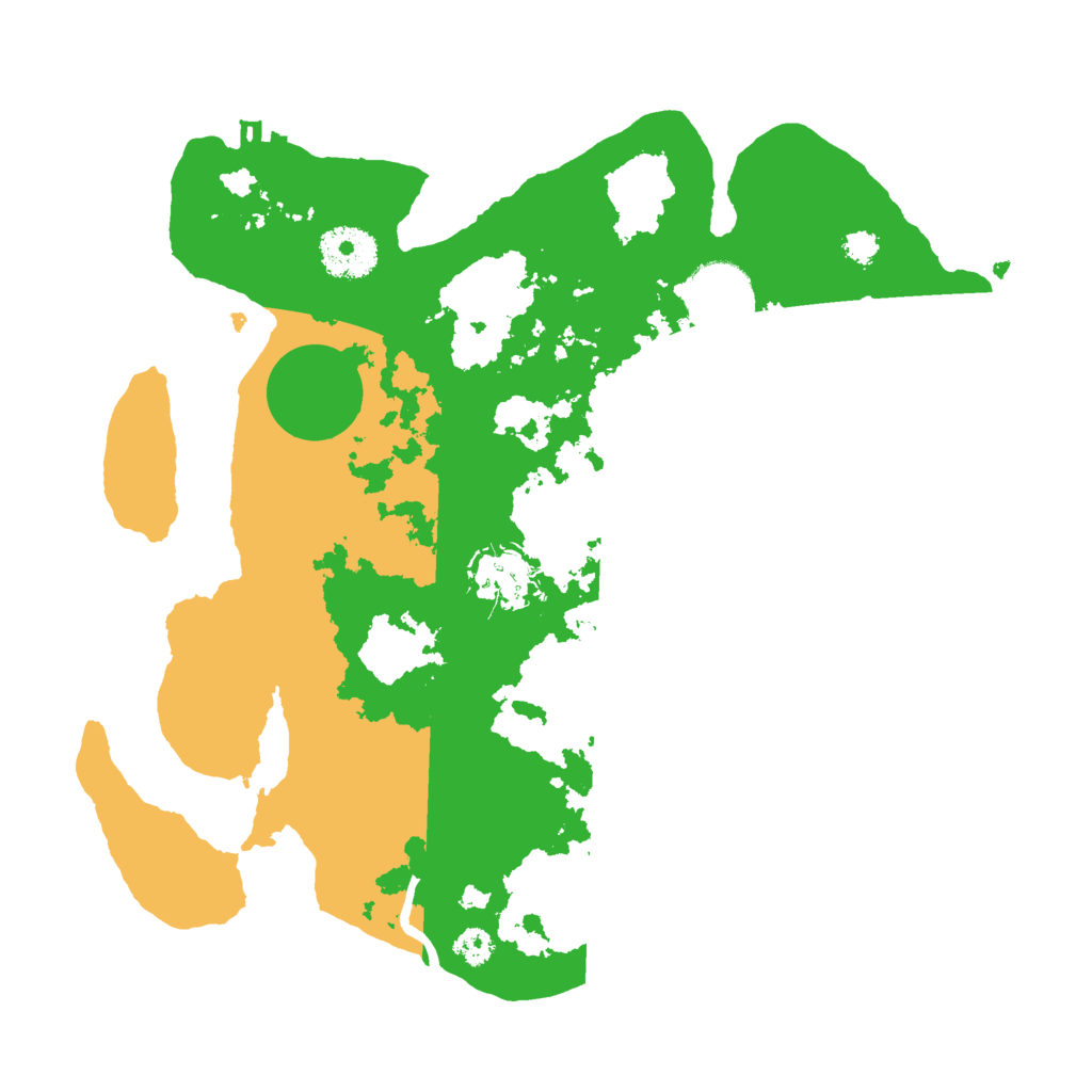 Biome Rust Map: Procedural Map, Size: 3000, Seed: 57243